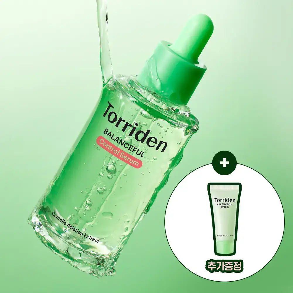 [단독기획] 토리든 밸런스풀 시카 컨트롤 세럼 50ml 기획 (+크림 20ml)